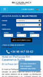 Mobile Screenshot of hotelrhcasablanca.com